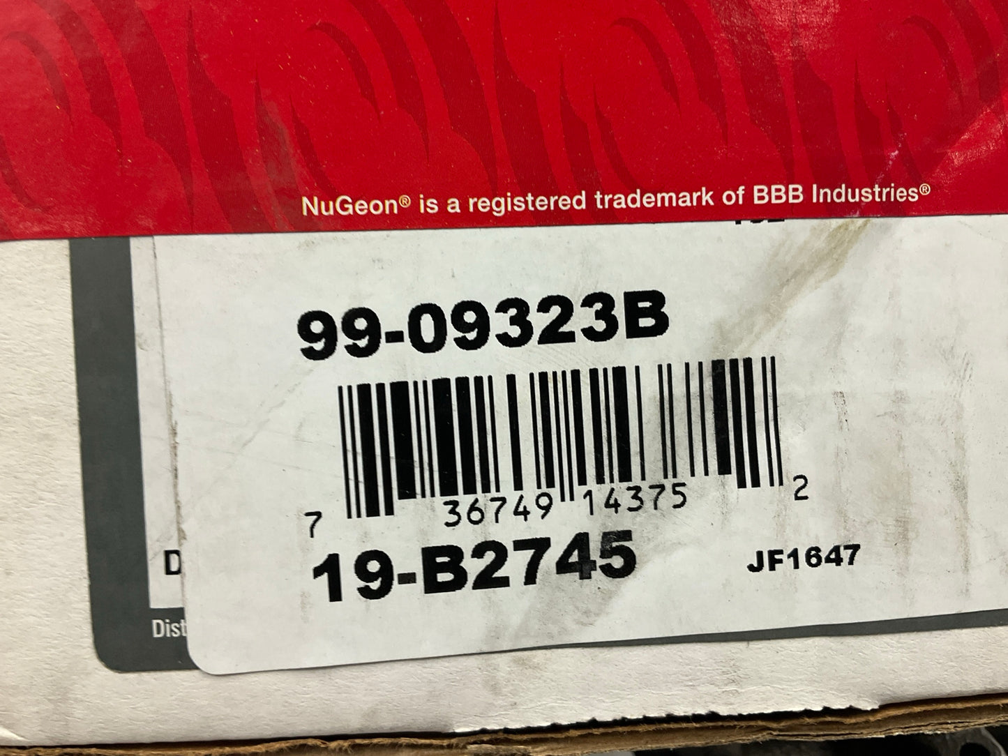 REMAN Nugeon 99-09323B Rear Left Brake Caliper - 2000-2004 Volvo S40, V40 Turbo