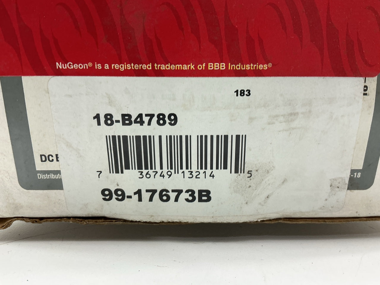 REMAN. Nugeon 99-17673B Front Right Brake Caliper