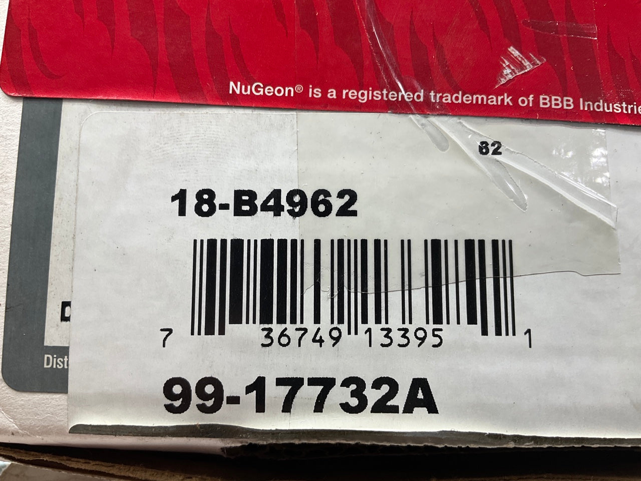 REMAN. Nugeon 99-17732A Front Left Driver Side Disc Brake Caliper