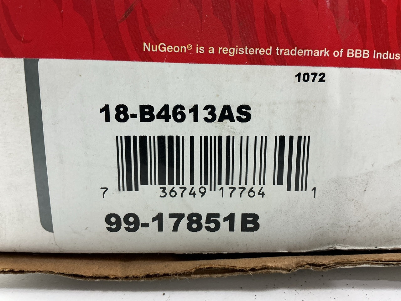 Reman Nugeon 99-17851B Front Right Disc Brake Caliper W/O Hardware