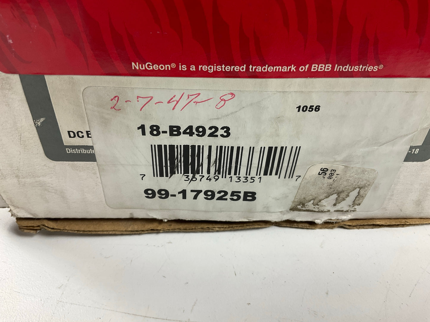 NO HARDWARE - REMAN. Nugeon 99-17925B Front Right Passenger Side Brake Caliper