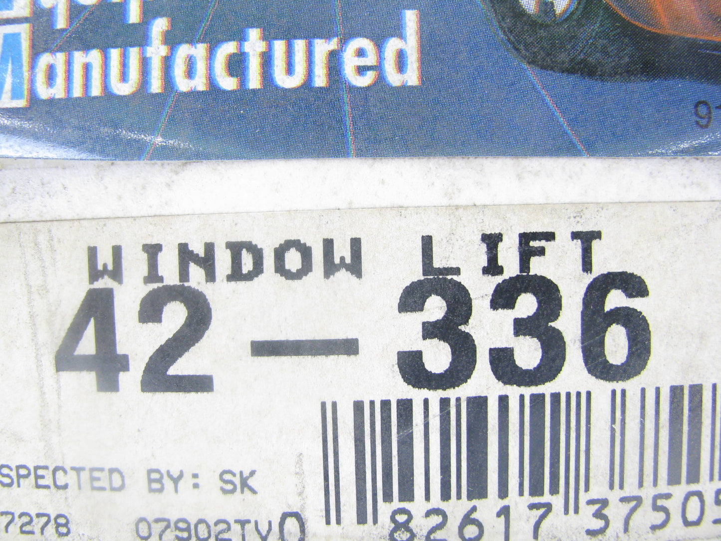 OEM Remanufacturing 42-336 Front Right Power Window Motor - 1993-96 Ford Ranger