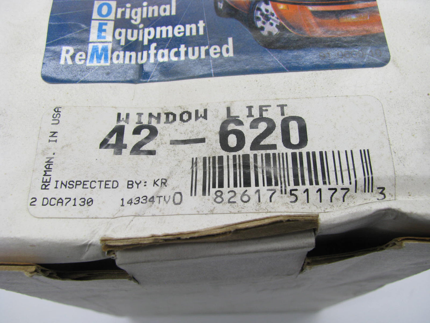 REMAN. 42-620 Power Window Motor - Position: Front Left