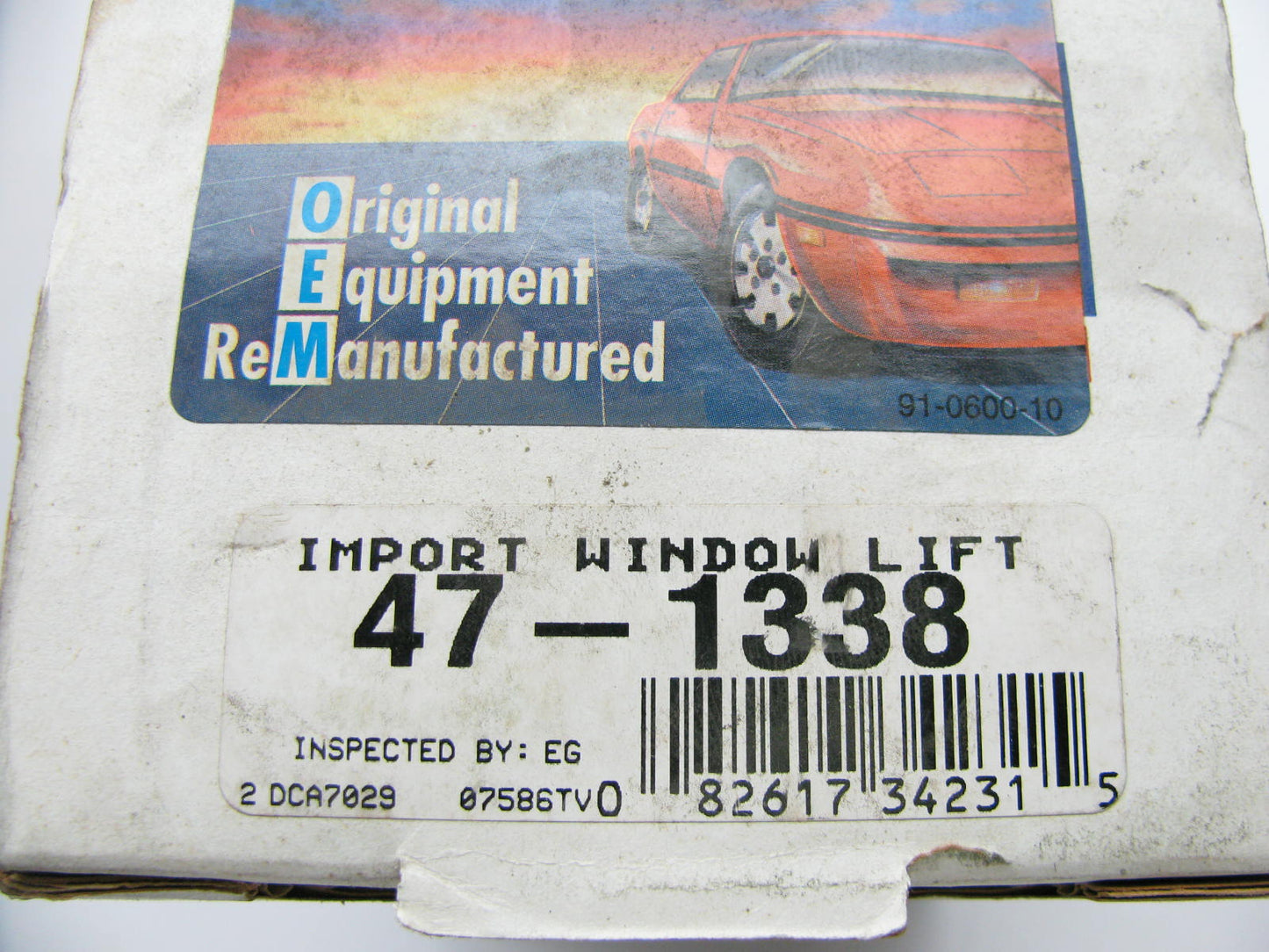Reman. 47-1338 Front Left Window Lift Motor For 1990-1992 Nissan Stanza