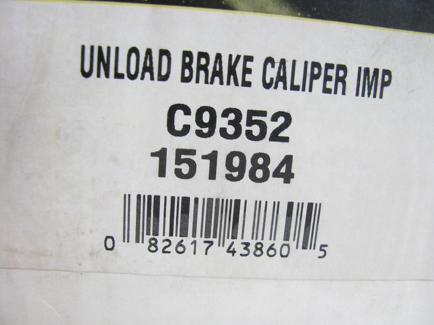 Oem Remanufacturing C9352 Remanufactured Disc Brake Caliper - Front Right
