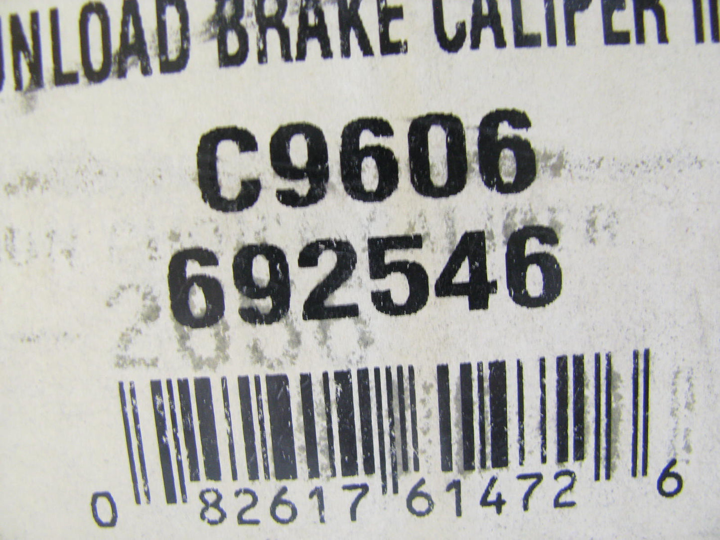 Oem Remanufacturing C9606 Reman Front Right Brake Caliper 2001-2006 Montero