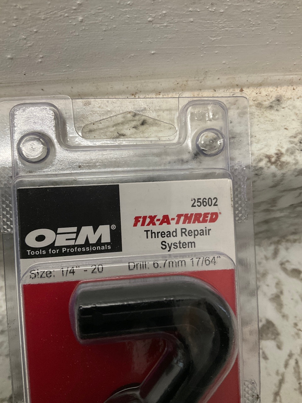 Oem Tools 25602 Permanent Thread Repair Kit 1/4''-20 (UNC 1/4 In - 20 Coarse)