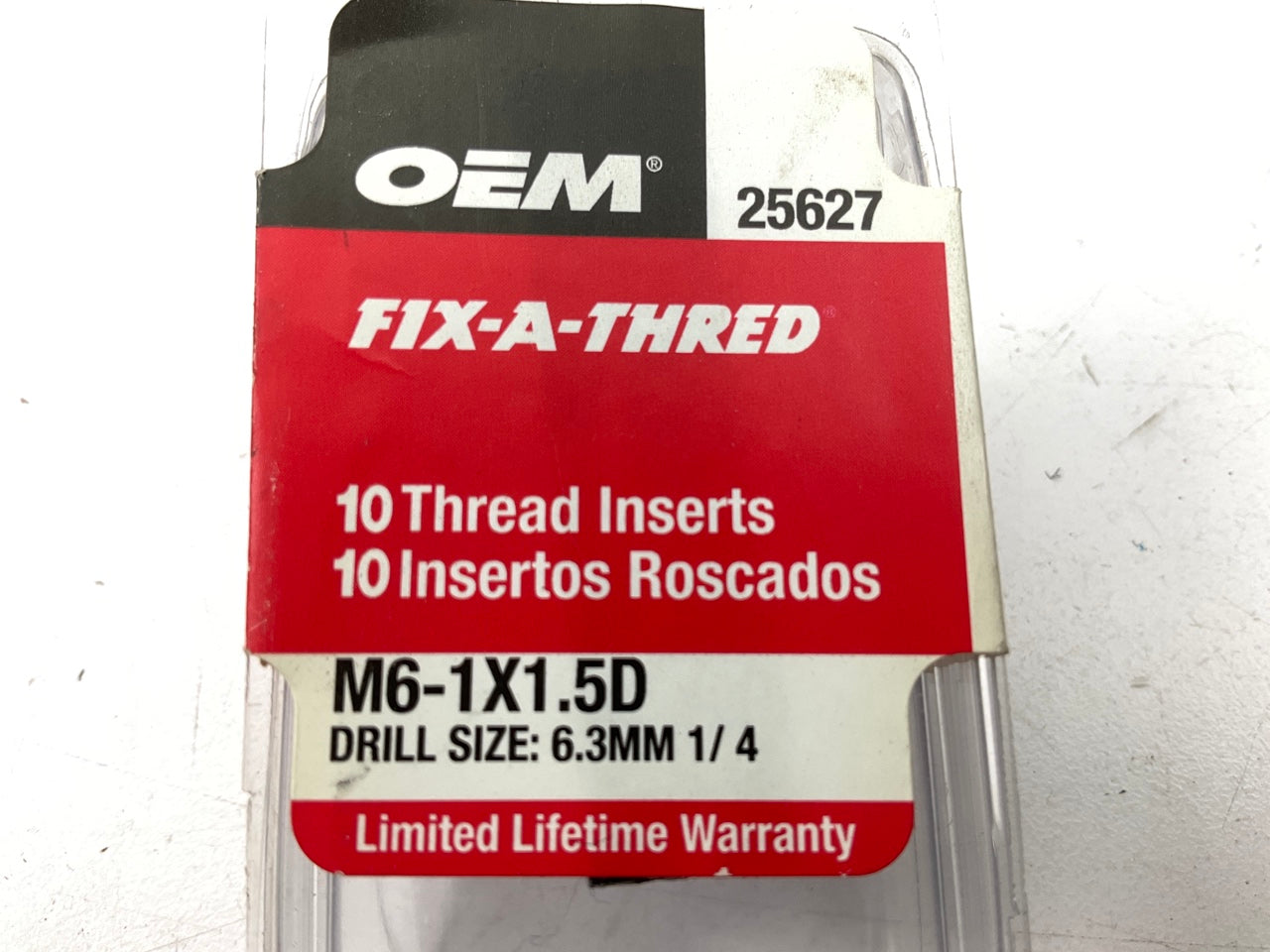 Oem Tools 25627 M6-1X1.5D Metric Thread Repair Inserts, Pack Of 10