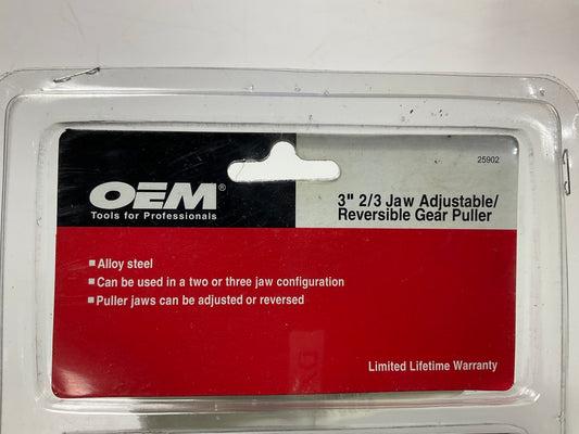 OEM TOOLS 25902 2/3 3 Inch Jaw Puller Kit - Adjustable And Reversible, 3'' Spread