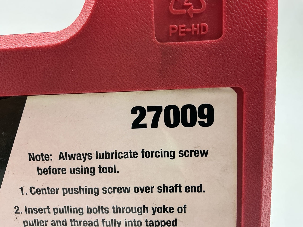 USED #22 - OEM TOOLS 27009 Timing Gear Puller Tool - Pull Timing Gears With Ease