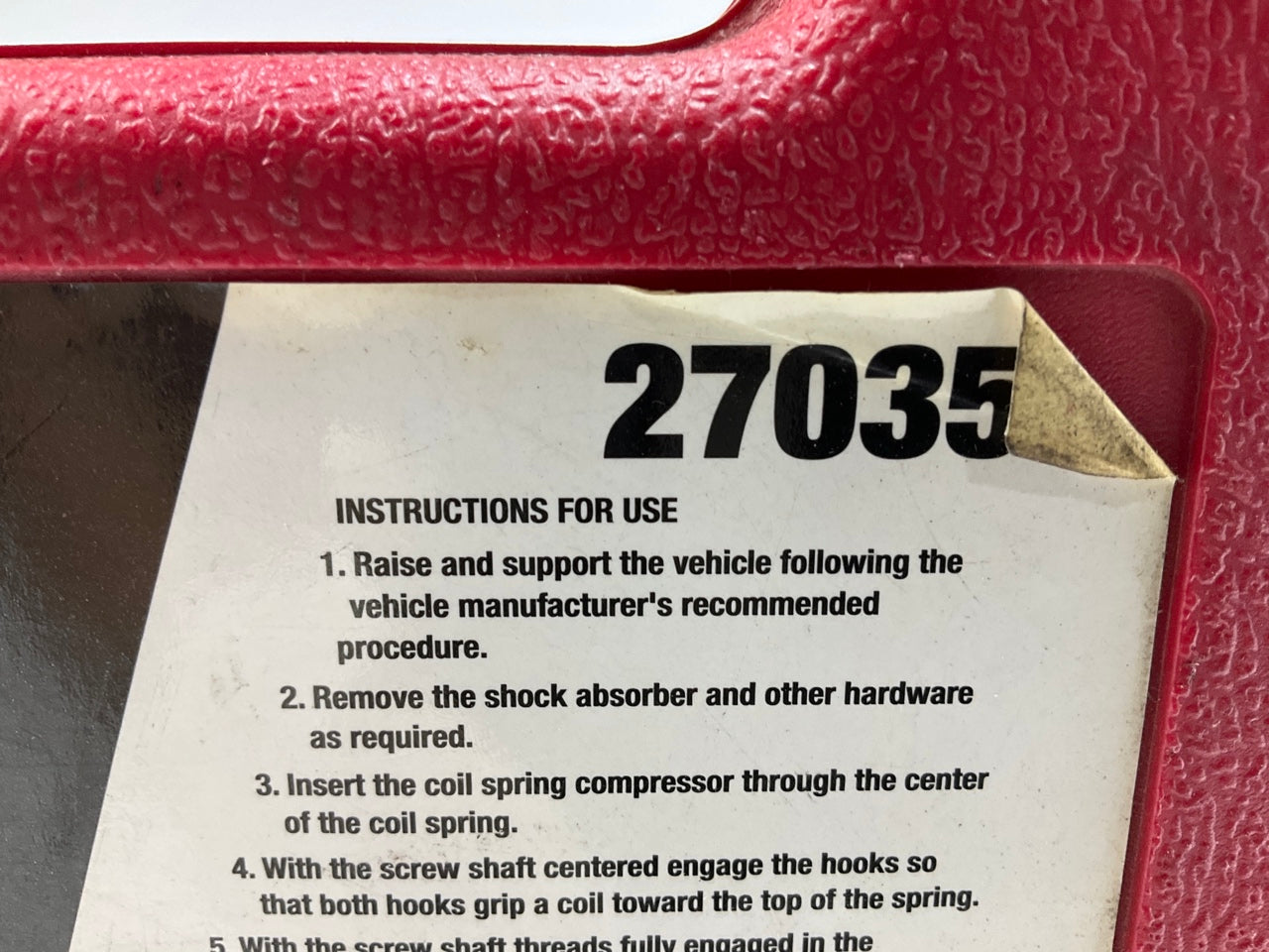 USED #53 - OEM TOOLS 27035 Coil Spring Compressor Tool