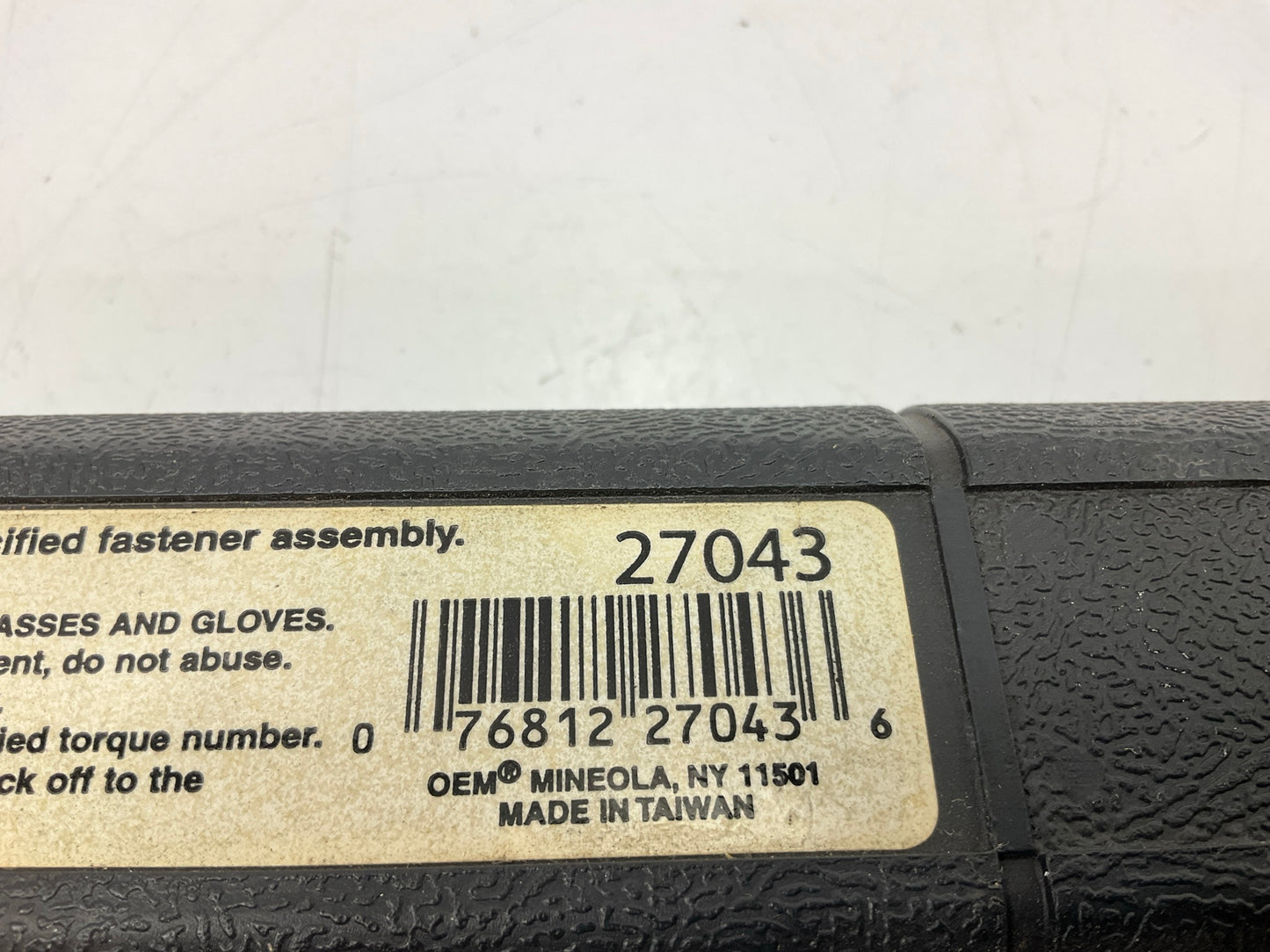 USED #20 - OEM Tools 1/2'' Drive Click Type Torque Wrench (30-250 Ft Lb)
