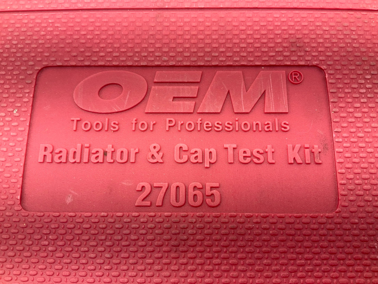 Lightly USED #26 - OEM TOOLS 27065 Radiator And Cap Tool Test Kit