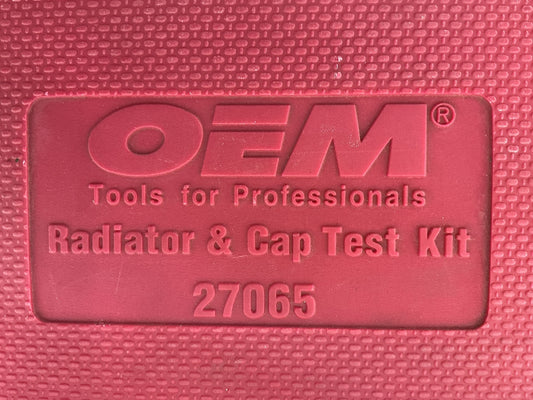 USED #32 - OEM TOOLS 27065 Radiator And Cap Tool Test Kit
