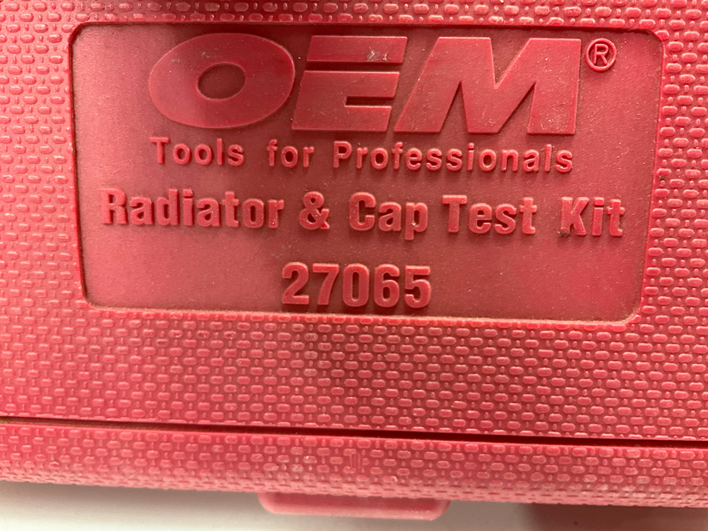 USED #33 - OEM TOOLS 27065 Radiator And Cap Tool Test Kit