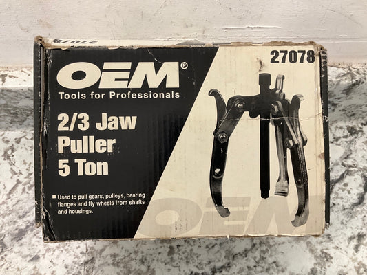 Oem Tools 27078 5 Ton 2/3 Jaw Gear Removal Puller Tool