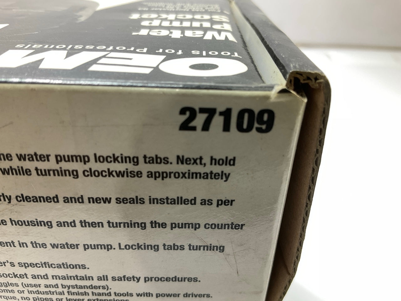 USED #13 OEM Tools 27109 Water Pump Socket Remover / Installer For Cadillac 4.6L