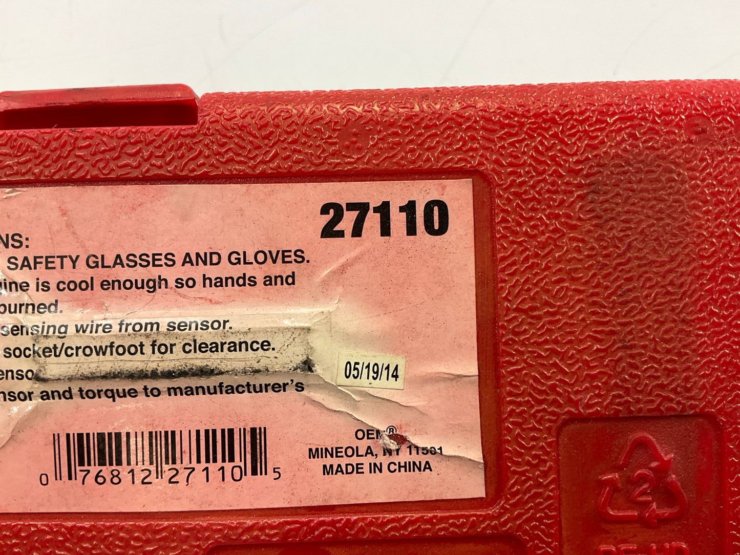 USED #11 - OEM Tools 27110 Oxygen Sensor Removal Socket Set 7/8'' (22mm) Tool