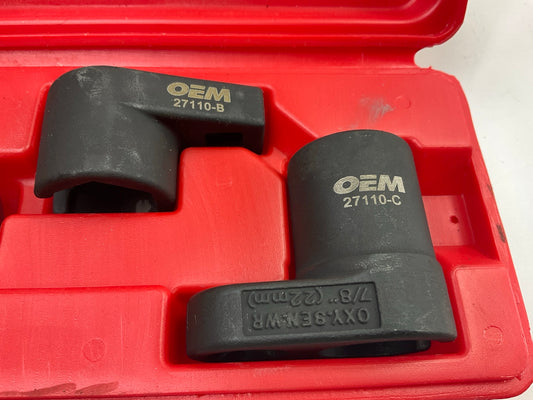 USED #9 - OEM Tools 27110 Oxygen Sensor Removal Socket Set 7/8'' (22mm) Tool