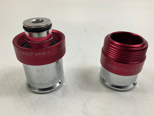 USED #28 OEM TOOLS 27118 Radiator And Cap Adapter Set 1995-UP GM & Ford Vehicles