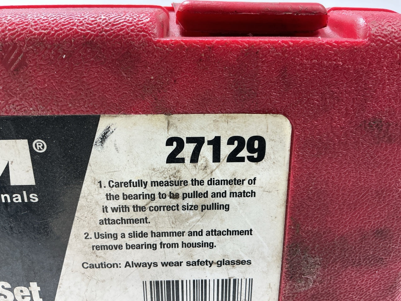 USED #43 OEM Tools 27129 Rear Axle Bearing Remover Tool Set