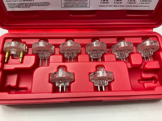 USED #4 - OEM Tools 27161 8-piece Noid Light Set - FUEL INJECTOR SYSTEM TESTER