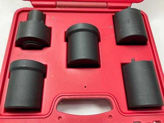 USED #32 OEM Tools 27174 1/2'' Drive 5-Piece Spindle Nut Locknut Axle Socket Set
