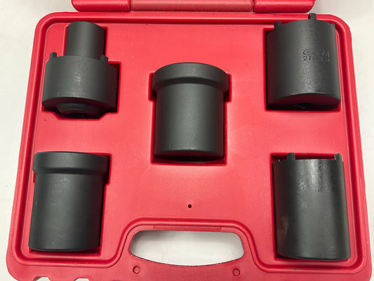 USED #3 OEM Tools 27174 1/2'' Drive 5-Piece Spindle Nut Locknut Axle Socket Set