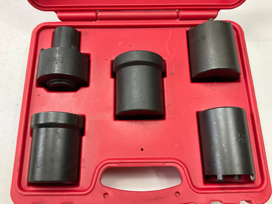 USED #46 OEM Tools 27174 1/2'' Drive 5-Piece Spindle Nut Locknut Axle Socket Set