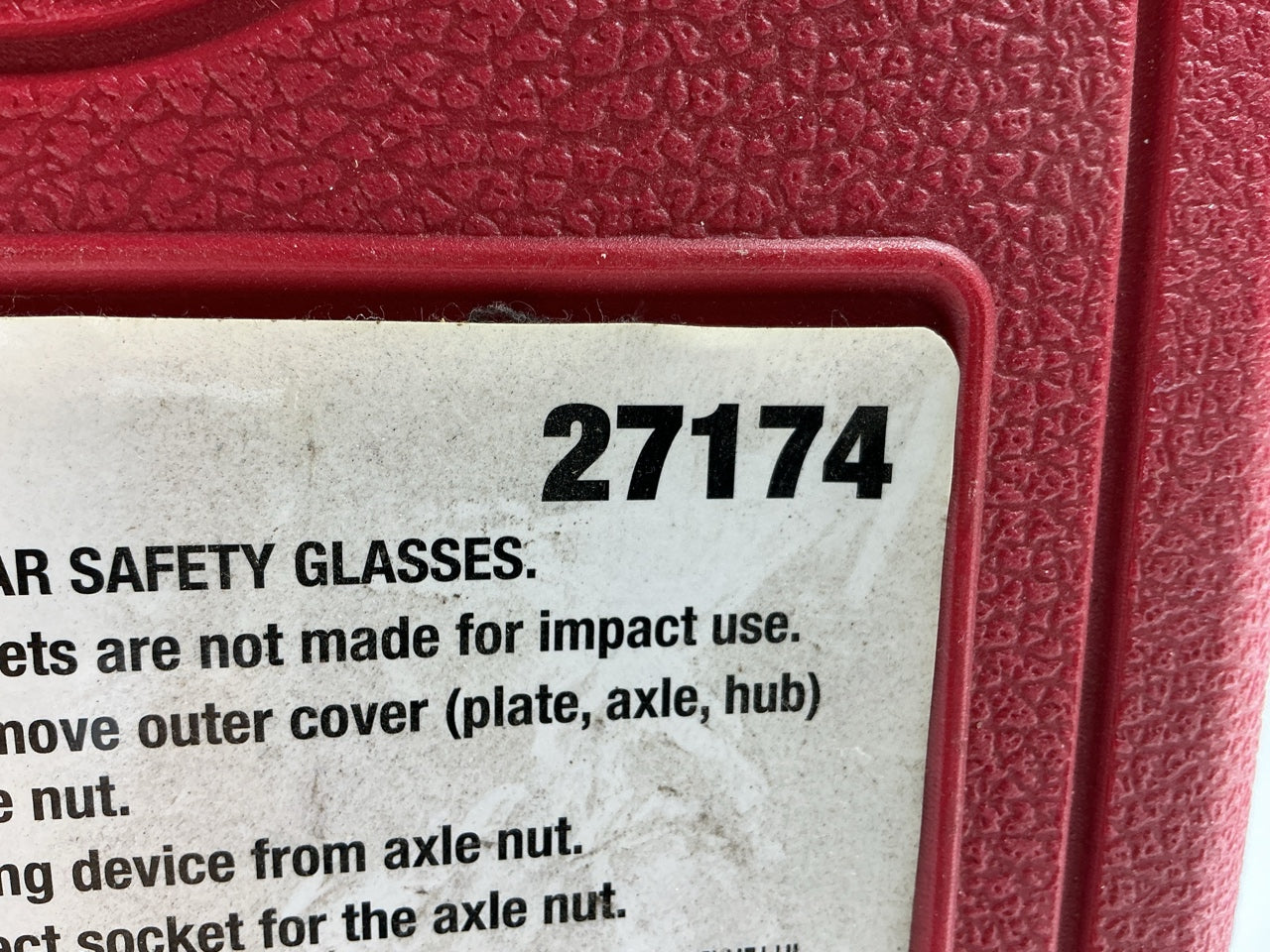 USED #61 OEM Tools 27174 1/2'' Drive 5-Piece Spindle Nut Locknut Axle Socket Set