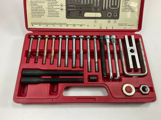 USED #29 - OEM TOOLS 27182 Steering Wheel Puller Set Removal Kit Lock Plate Tool