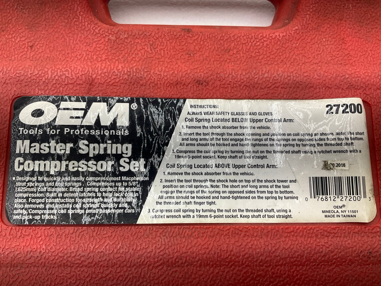 USED #57 OEM Tools 27200 Master Coil Spring Compressor Tool