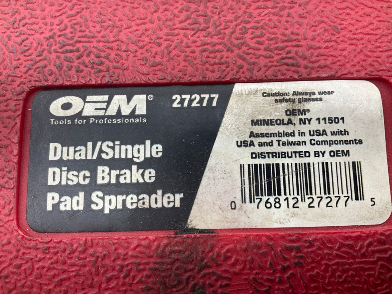 USED #30 - OEM Tools 27277 Dual / Single Disc Brake Caliper Piston Pad Spreader