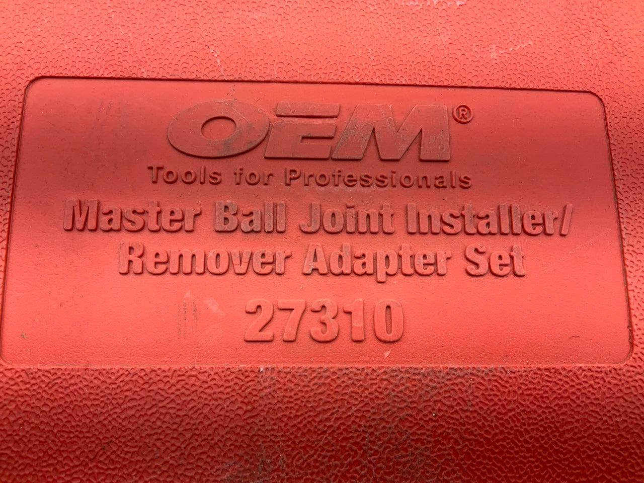 USED #15 OEM TOOLS 37310 Master Ball Joint Installer / Remover Adapter Tool Set