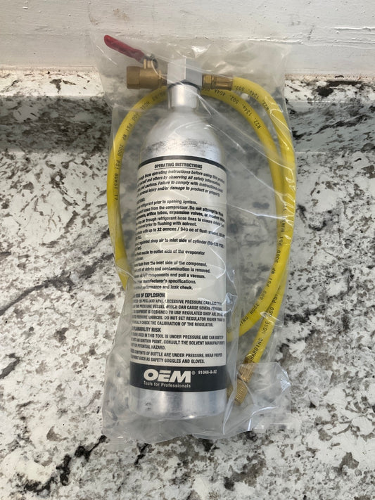 OEM Tools 91046-A-AZ A/C System Flush Kit Removes Oil And Debris