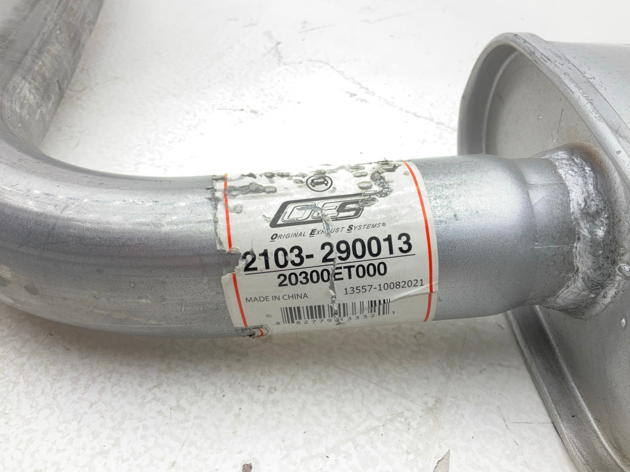 SCRATCH & DENT - OES 2103-290013 Exhaust Muffler & Pipe For 2007-12 Sentra 2.0L