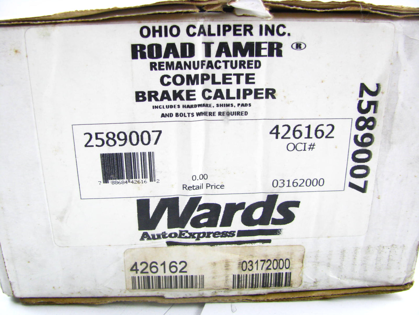 REMAN. Ohio REAR Brake Caliper Set & Brake Pads - 1988-1989 Buick Regal