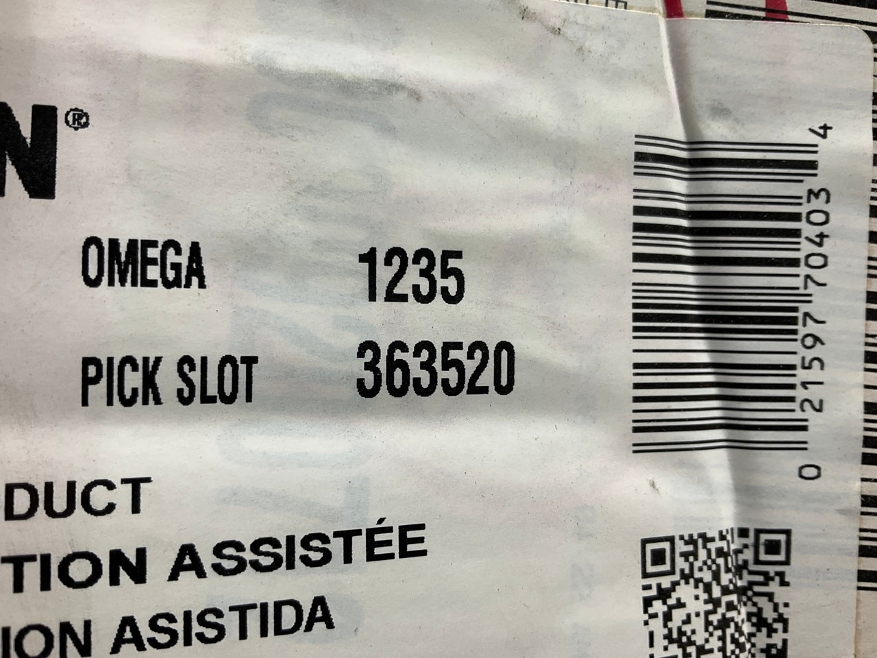 Omega 1235 Power Steering Return Line Hose
