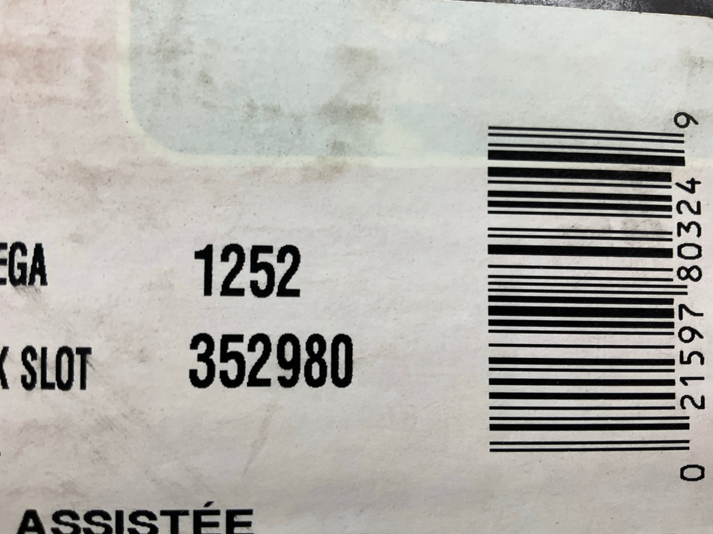 Omega 1252 Power Steering Pressure Line Hose