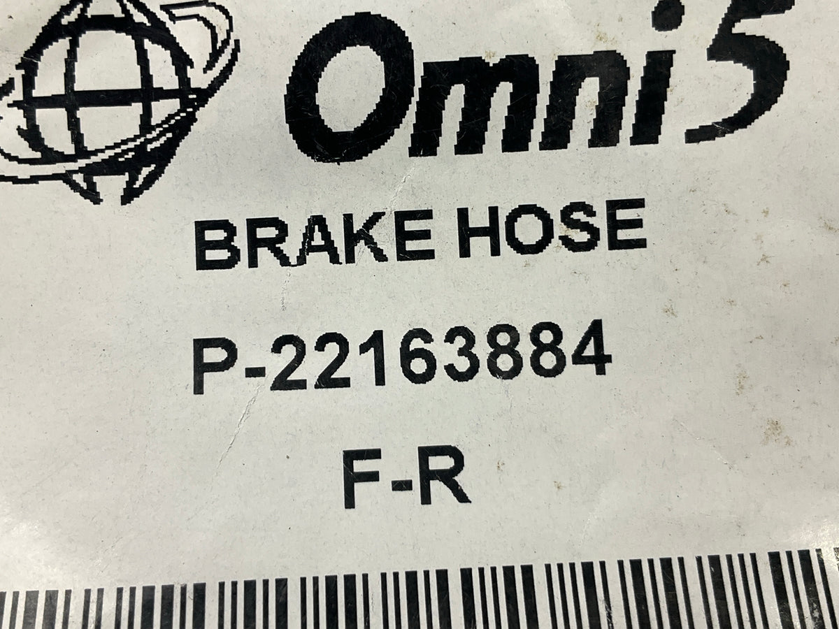 Omni5 P-22163884 Rear Right Brake Hose For 2000-2005 Cadillac DeVille