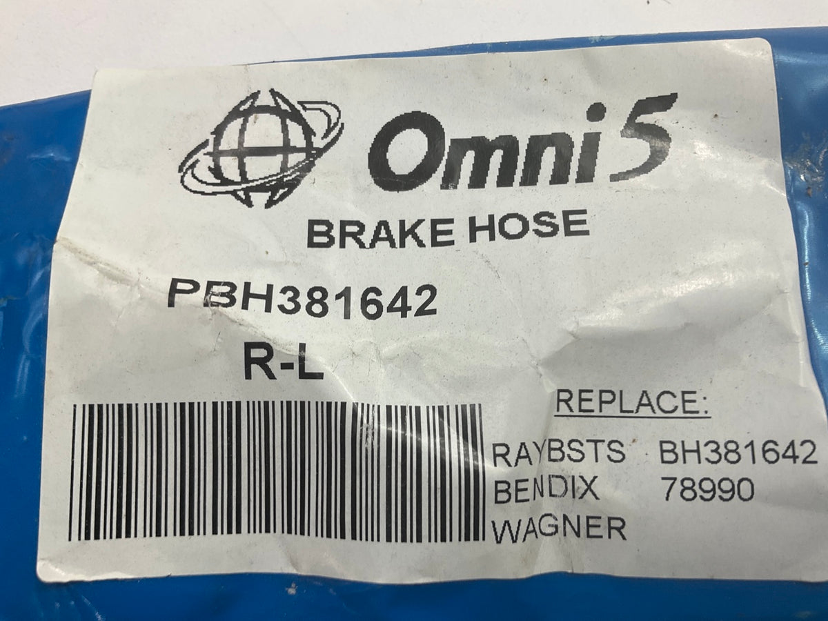 Omni5 PBH381642 Rear Left Brake Hose For 2001-2003 Acura CL, 2003 TL