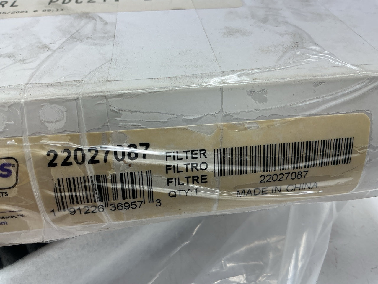 Omniparts 22027087 Cabin Air Filter
