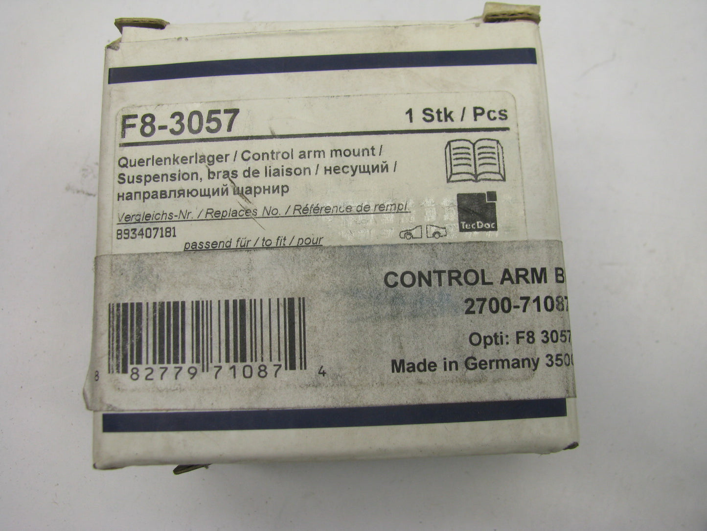 Optimal F8-3057 FRONT LOWER INNER Suspension Control Arm Bushing