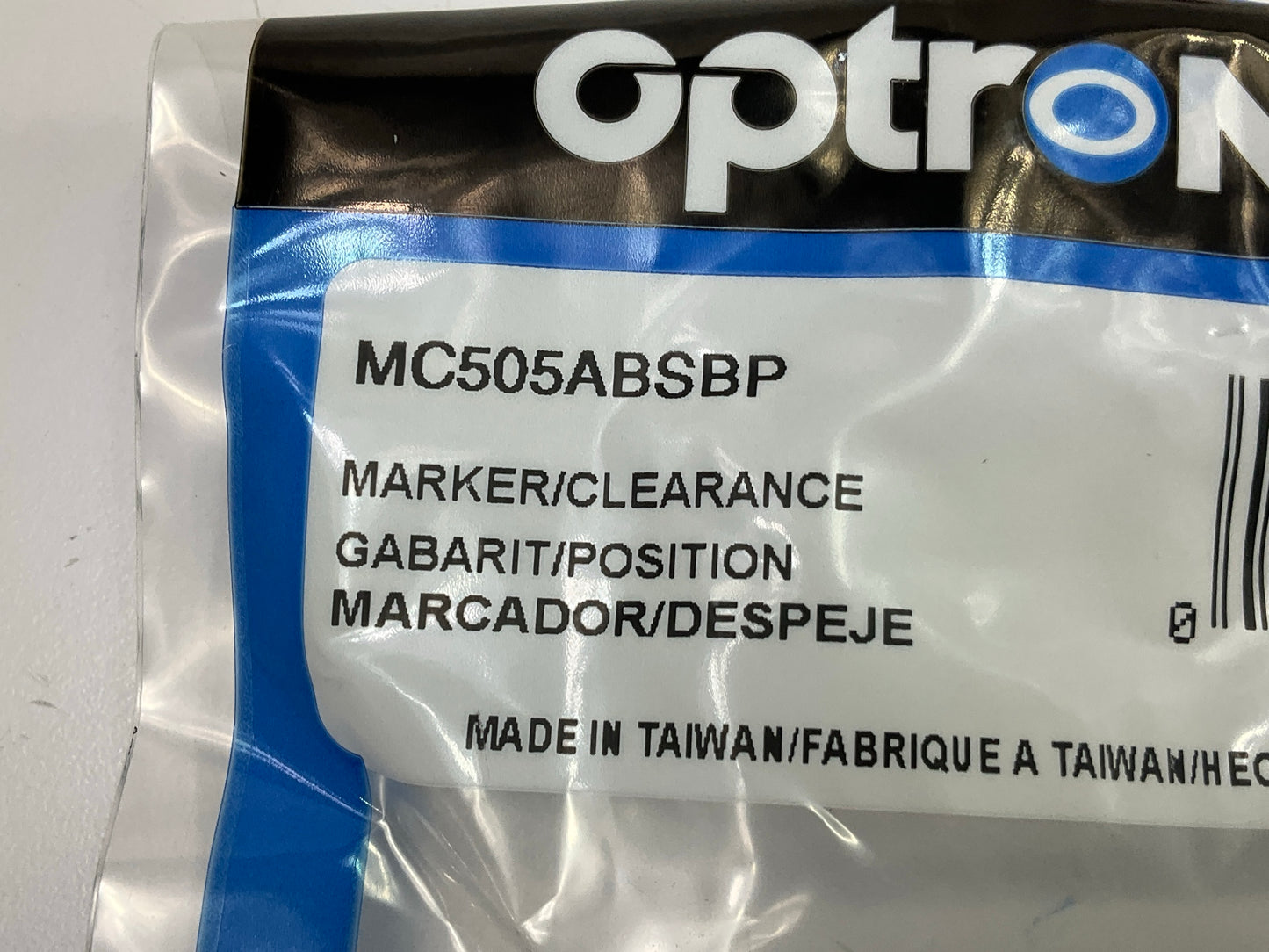 Optronics MC505ABSBP 2'' Yellow Surface Flange Mount ''ABS'' Light