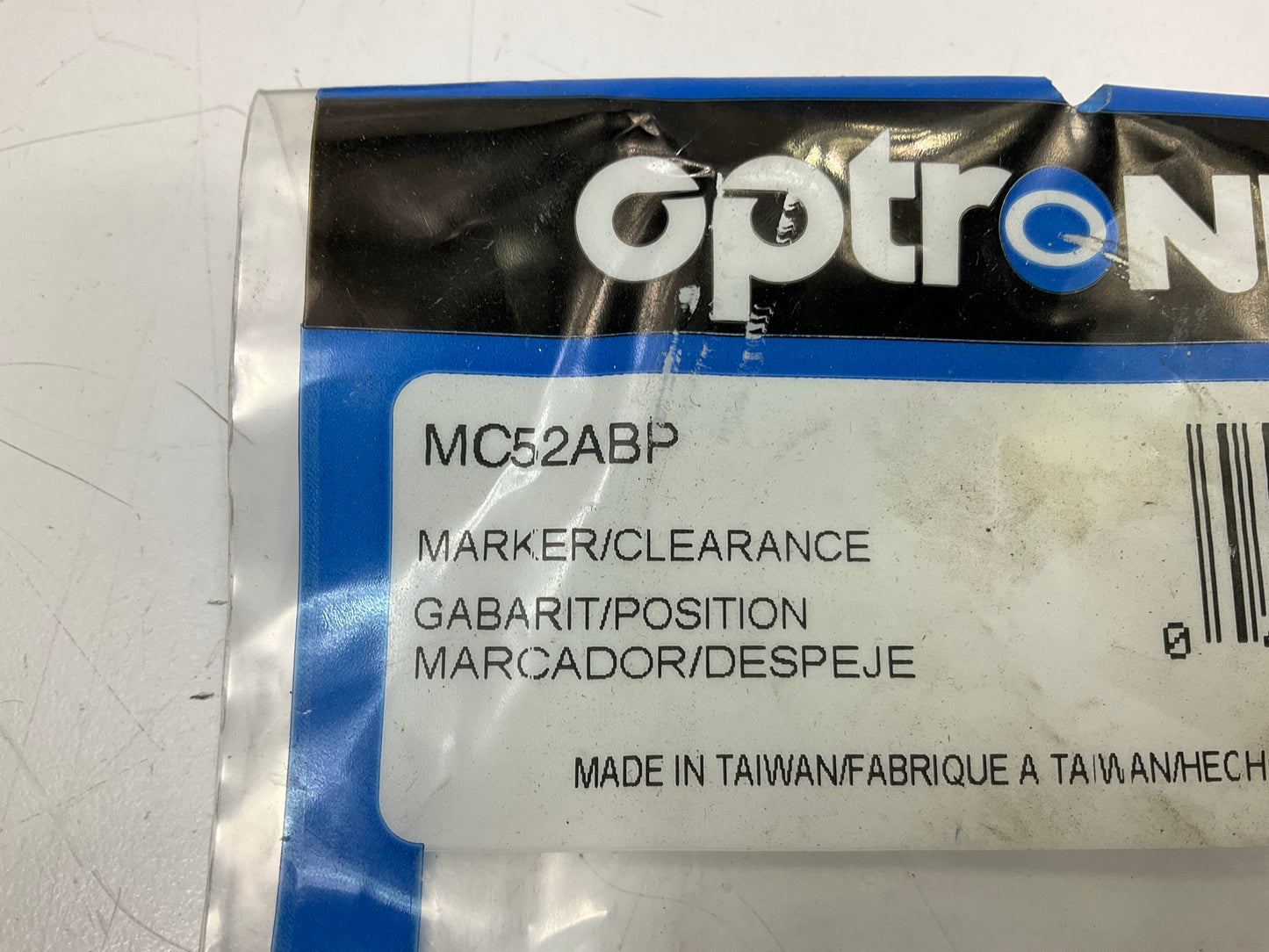 Optronics MC52ABP 2'' Round Sealed Recess Flange Marker / Clearance Light, Yellow