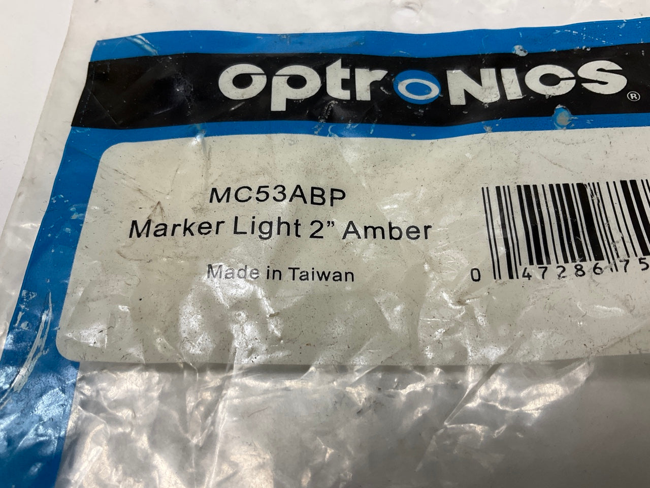 Optronics MC-53ABP Amber Side Marker Trailer Clearance Light, Recess Mount 2''