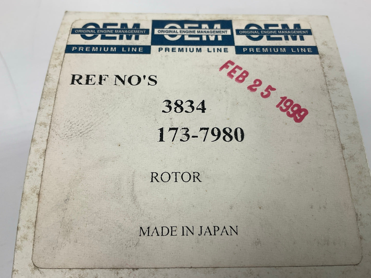 Original Engine Management 3834 Ignition Distributor Rotor