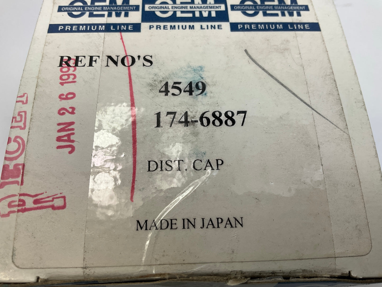 Original Engine Management 4549 Ignition Distributor Cap