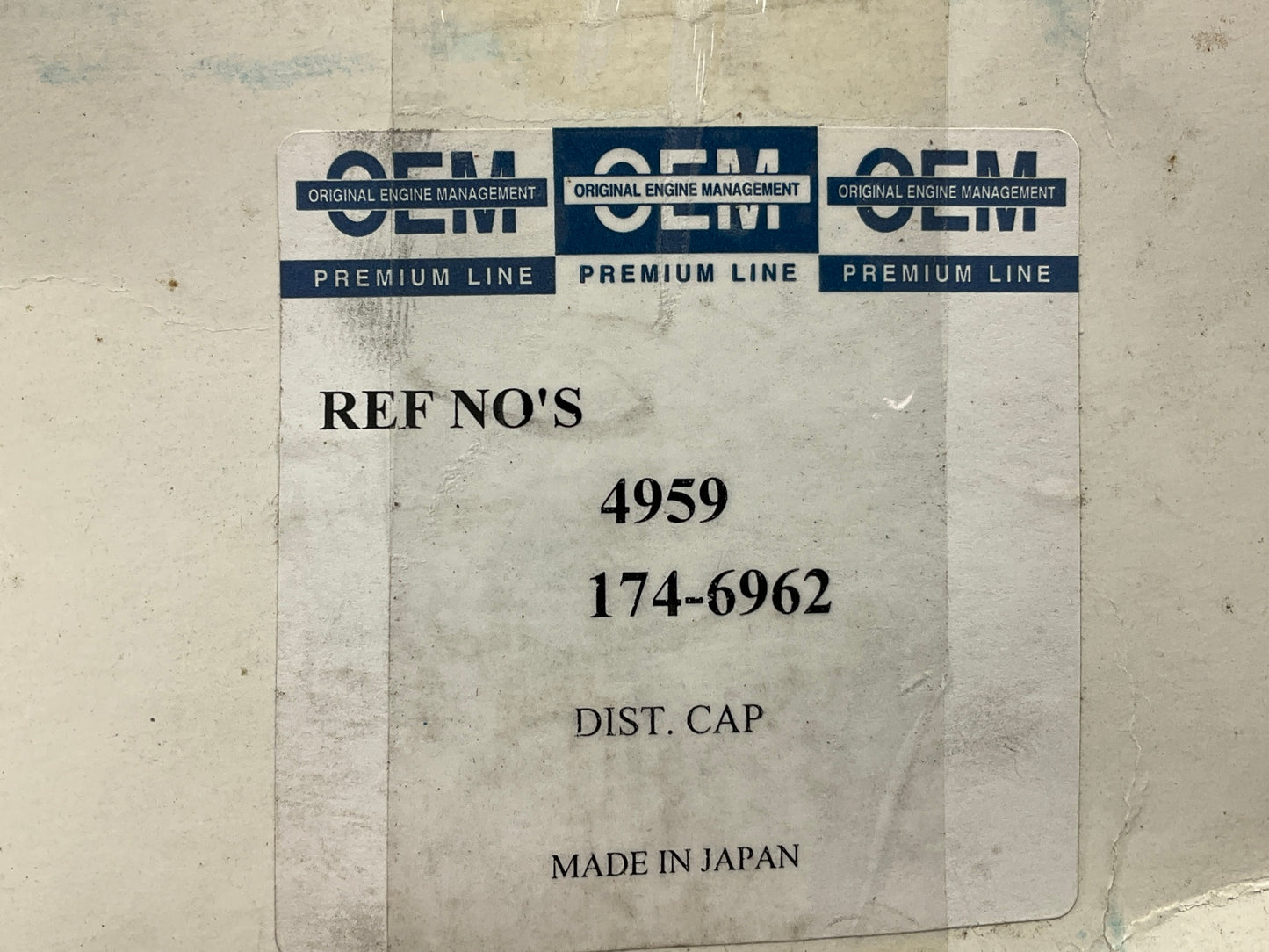 Original Engine Management 4959 Ignition Distributor Cap & Wire Set