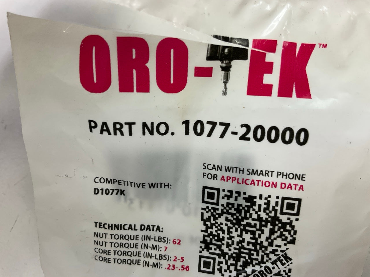 Oro-tek 1077-20000 TPMS Tire Pressure Monitor Sensor Service Kit 97-00 Corvette